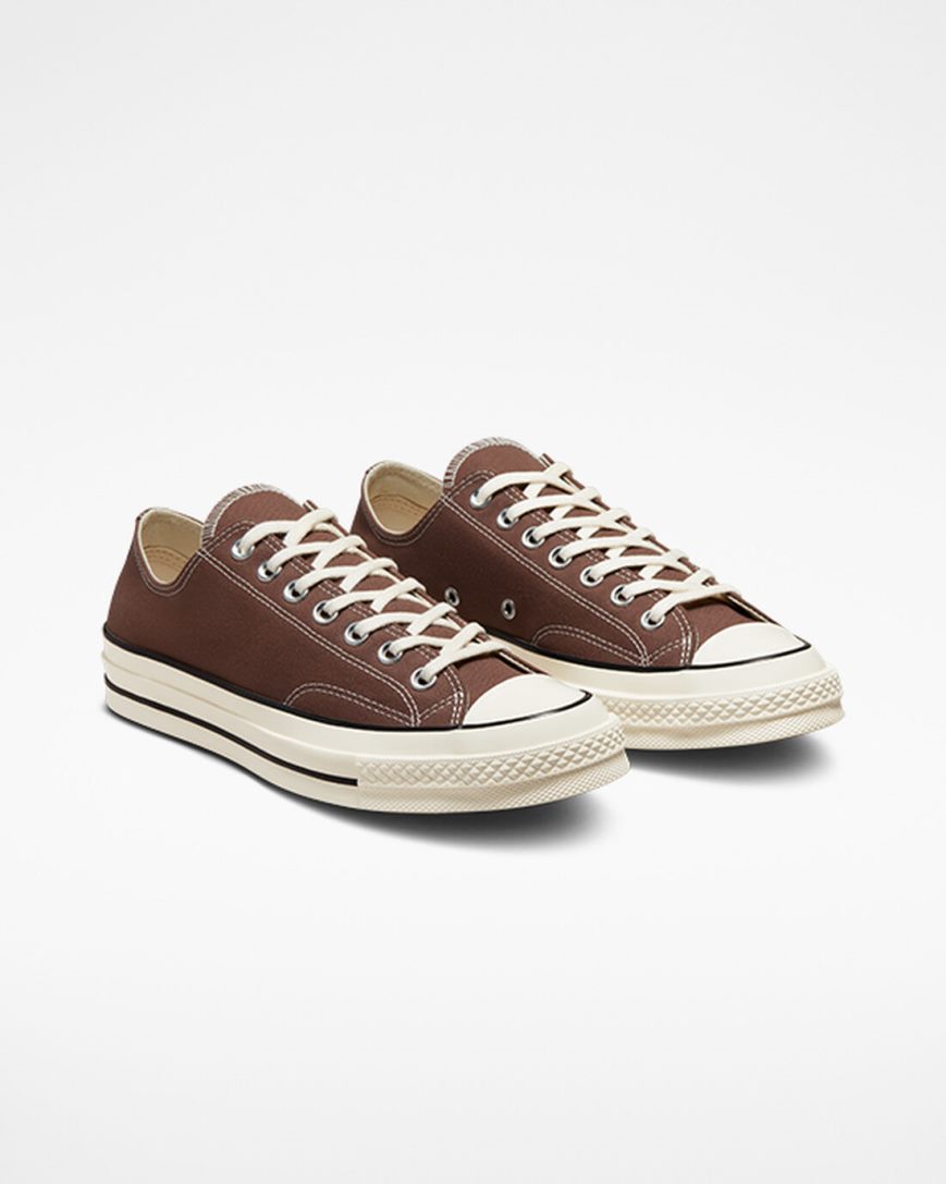 Pánské Boty Nízké Converse Chuck 70 Vintage Platene Hnědé Černé | CZ BJXS70